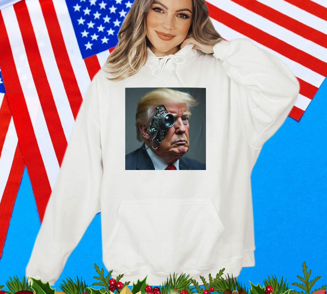 Futuristic portrait of President Trump Tee Shirt