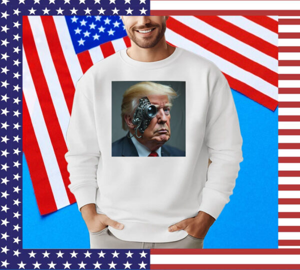 Futuristic portrait of President Trump Tee Shirt
