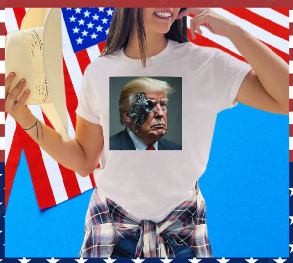 Futuristic portrait of President Trump Tee Shirt