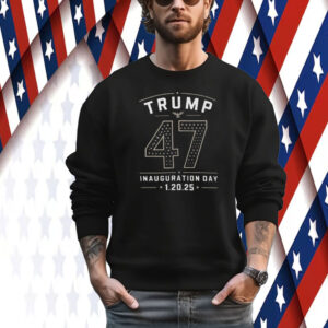 President Trump 47 Inauguration Day 20th Januray 2025 Tee Shirt