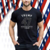 President Trump 47 Inauguration Day 20th Januray 2025 Tee Shirt