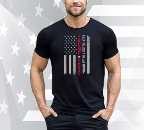 Trump 2028 Keep America Great Tee Shirt