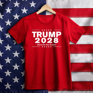Trump 2028 Rewrite The Rules T-Shirts
