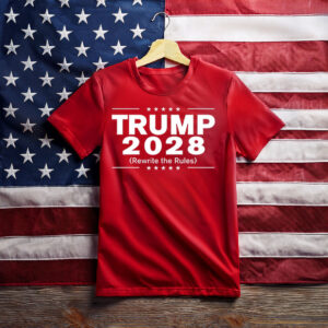 Trump 2028 Rewrite The Rules T-Shirts