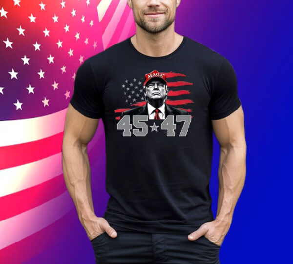 Trump 45 47 Maga Tee Shirt