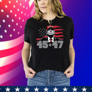 Trump 45 47 Maga Tee Shirt