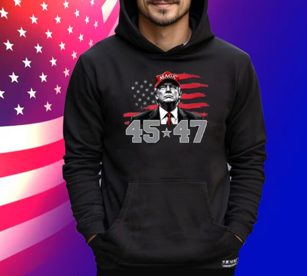 Trump 45 47 Maga Tee Shirt