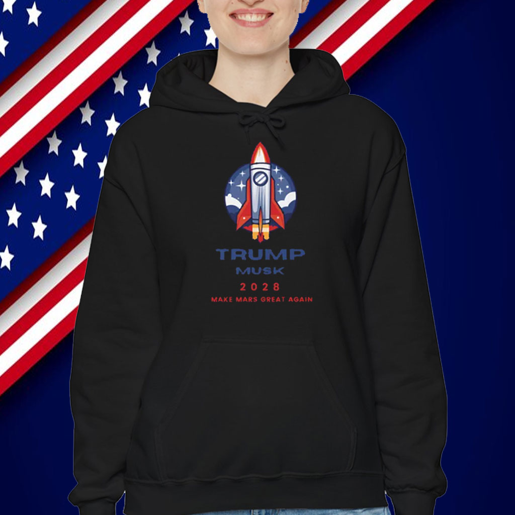 Trump Musk 2028 Make Mars Great Again T-Shirt