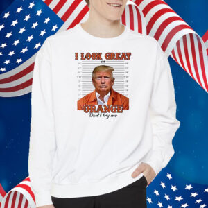 Trump mugshot I look great in orange don’t try me T-Shirt