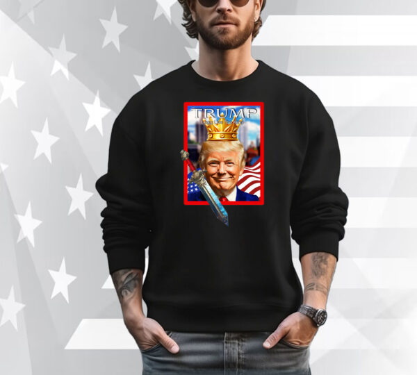 Trump_Long Live The King_002_Back Printed Premium Tee Shirt