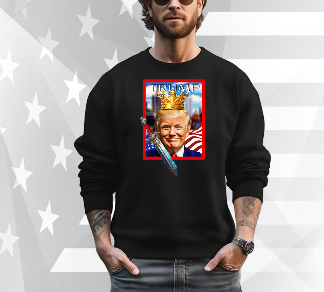 Trump_Long Live The King_002_Back Printed Premium Tee Shirt