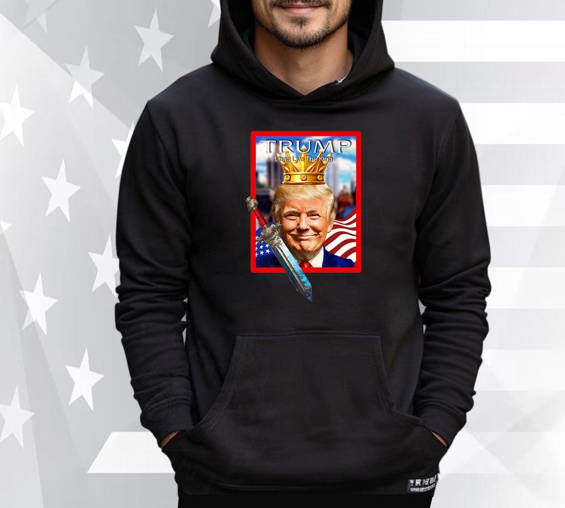 Trump_Long Live The King_002_Back Printed Premium Tee Shirt