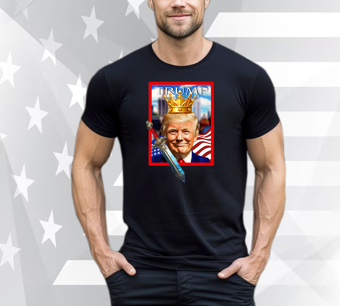 Trump_Long Live The King_002_Back Printed Premium Tee Shirt