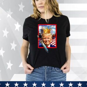 Trump_Long Live The King_002_Back Printed Premium Tee Shirt