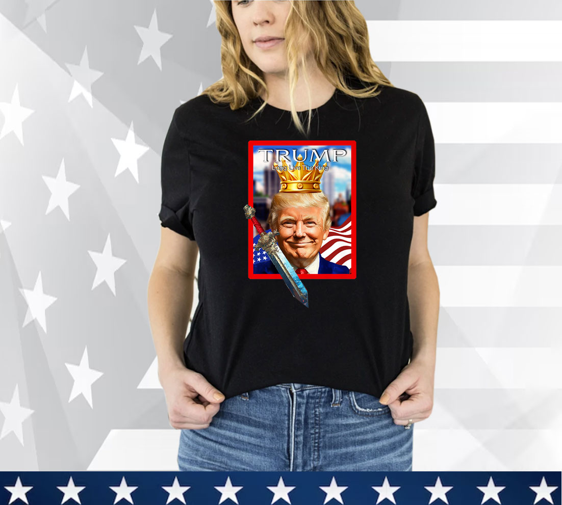 Trump_Long Live The King_002_Back Printed Premium Tee Shirt