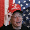 Elon Musk wears two hats including ‘Gulf of America’