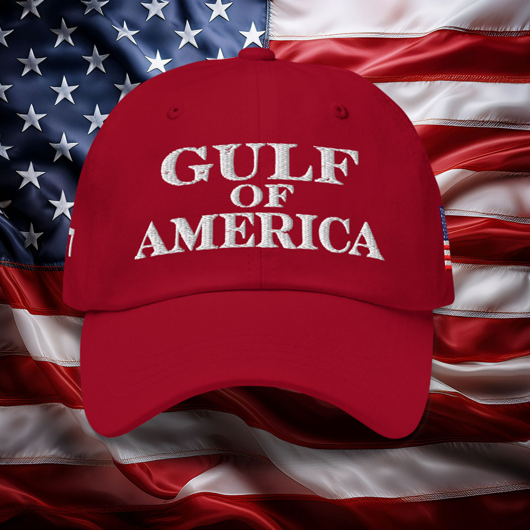 Elon Musk wears two hats including ‘Gulf of America’