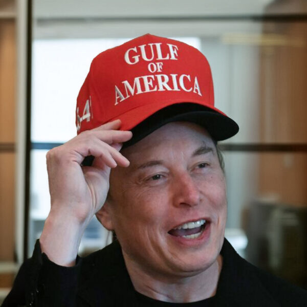 Musk Wears Gulf of America Hat